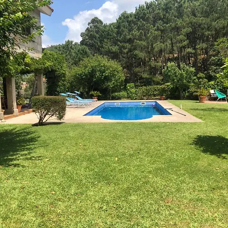 Casa Da Lomba Piscina Y Vistas Al Mar En * Baiona