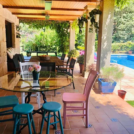 빌라 Casa Da Lomba Piscina Y Vistas Al Mar En