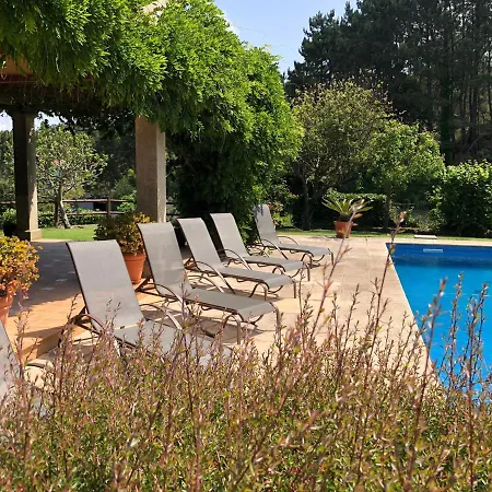 Casa Da Lomba Piscina Y Vistas Al Mar En バイヨーナ