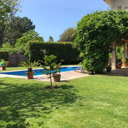 Villa Casa Da Lomba Piscina Y Vistas Al Mar En Baiona