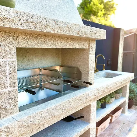 Villa Casa Da Lomba Piscina Y Vistas Al Mar En Baiona