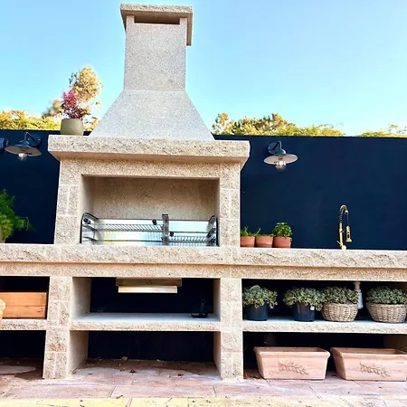 Casa Da Lomba Piscina Y Vistas Al Mar En * Baiona