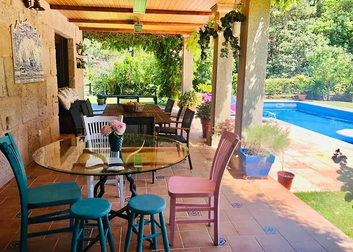 Βίλα Casa Da Lomba Piscina Y Vistas Al Mar En