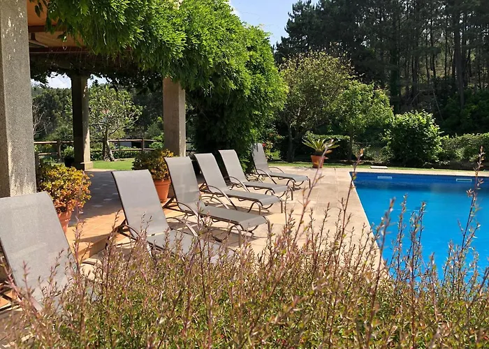 Casa Da Lomba Piscina Y Vistas Al Mar En Baiona
