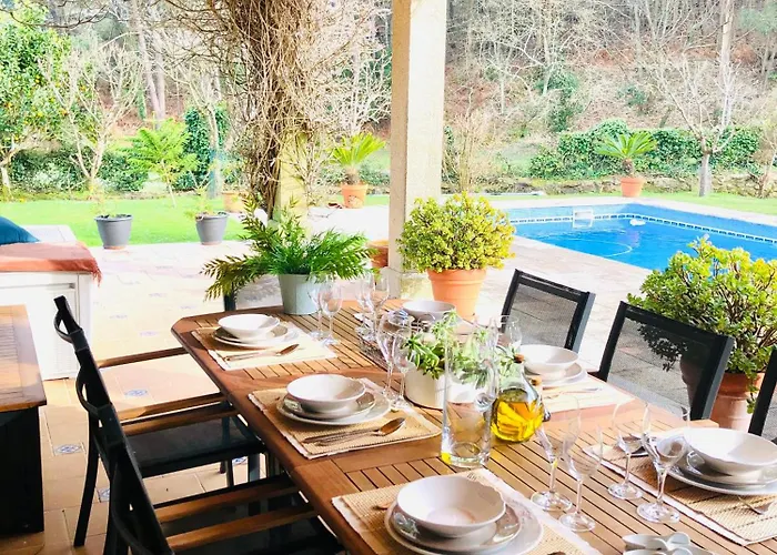 Βίλα Casa Da Lomba Piscina Y Vistas Al Mar En