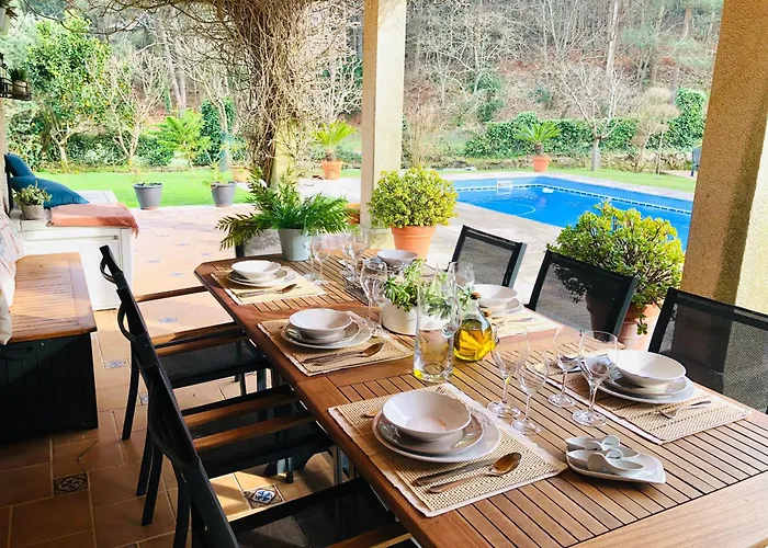 Casa Da Lomba Piscina Y Vistas Al Mar En Βίλα Baiona