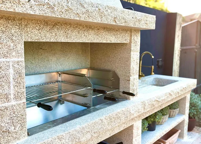 Βίλα Casa Da Lomba Piscina Y Vistas Al Mar En Baiona